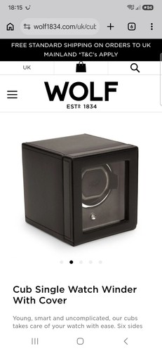 Wolf cub module - 1.8, watch
