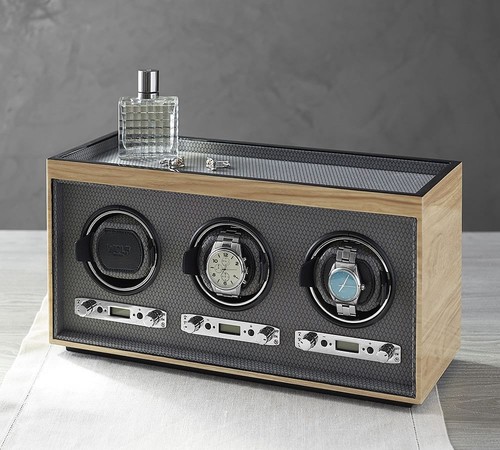 Wolf triple watch winder wood - wolf,