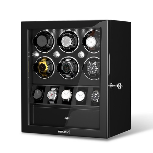 Automatic watch winder with - winder,